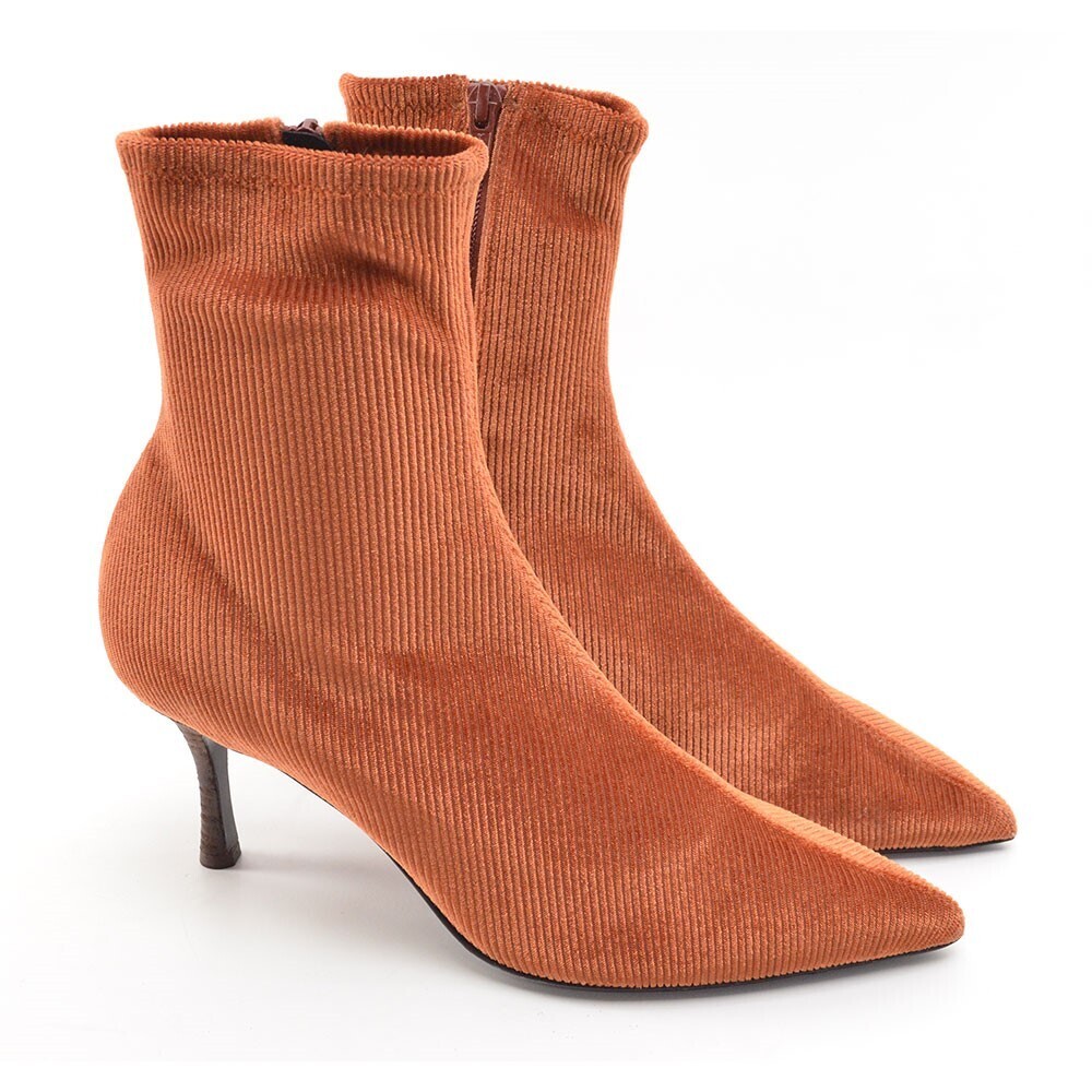 Rag & Bone Brea Sunset Corduroy Heeled Zip Boots 40 / 10